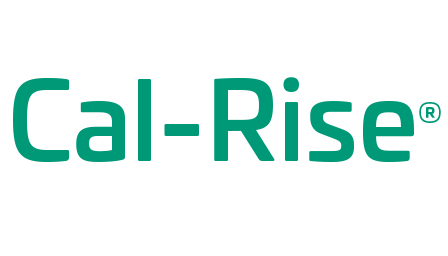 Cal-Rise logo in green text on a white background