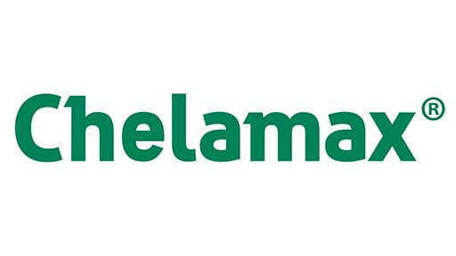 Chelamax® in green text.