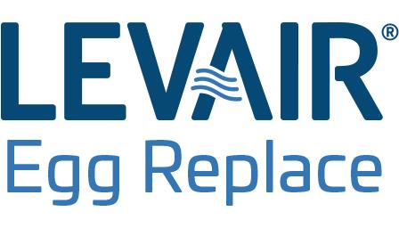 LEVAIR Egg Replace logo with wave design in the letter A.