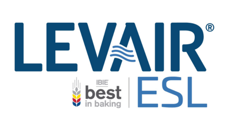LEVAIR ESL logo with "IBIE best in baking" badge.