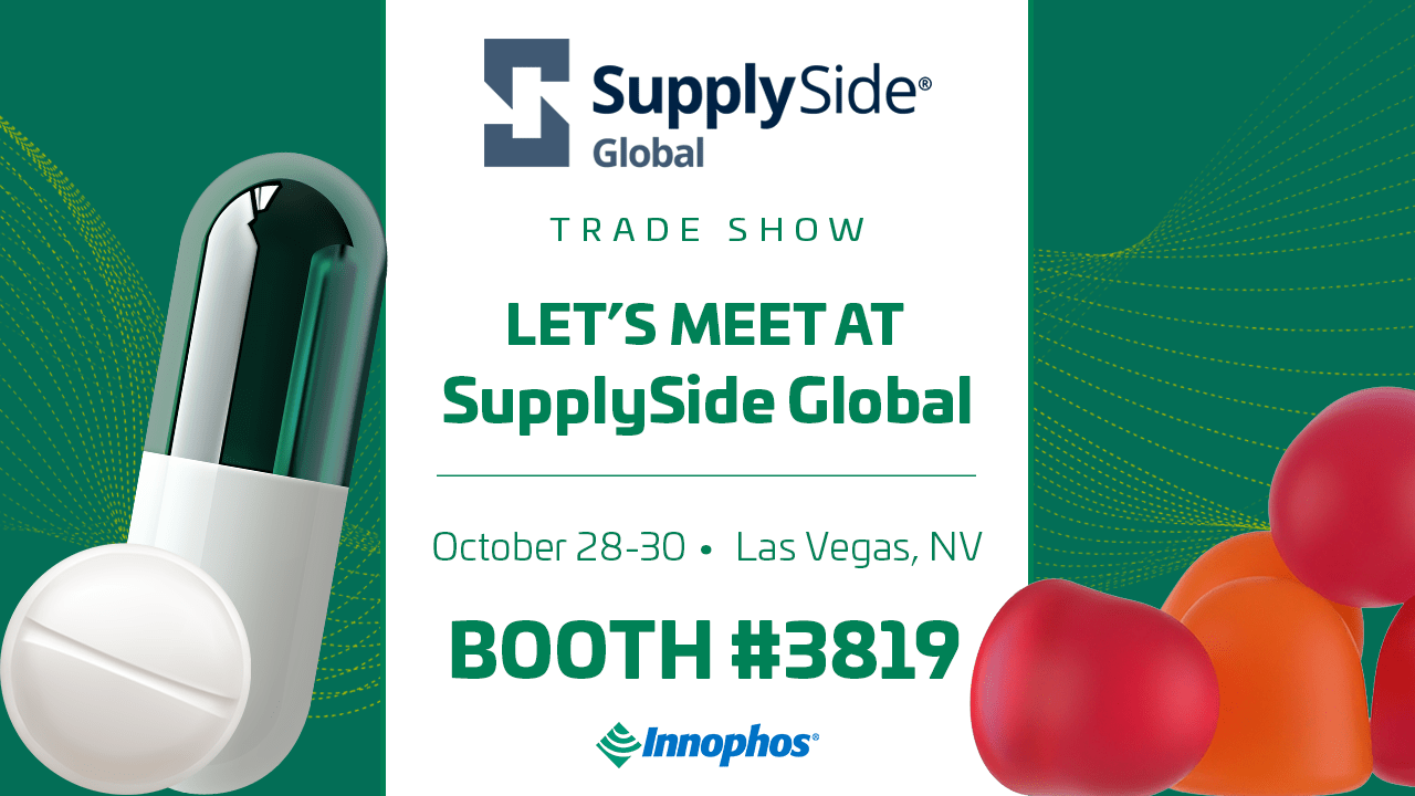 SupplySide Global 2026 trade show banner featuring lab products and booth #3819.