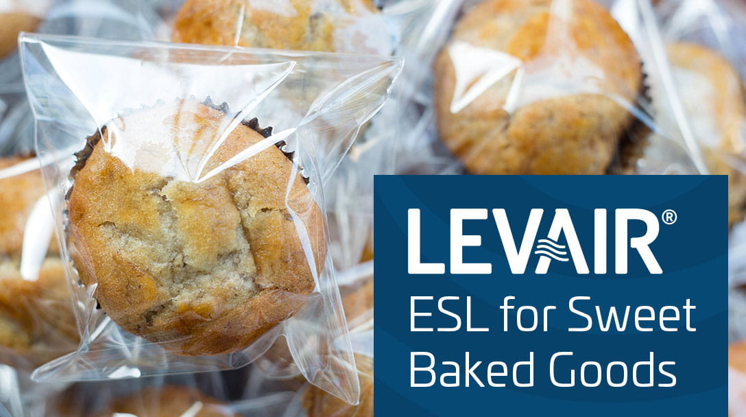 Muffins in plastic bags