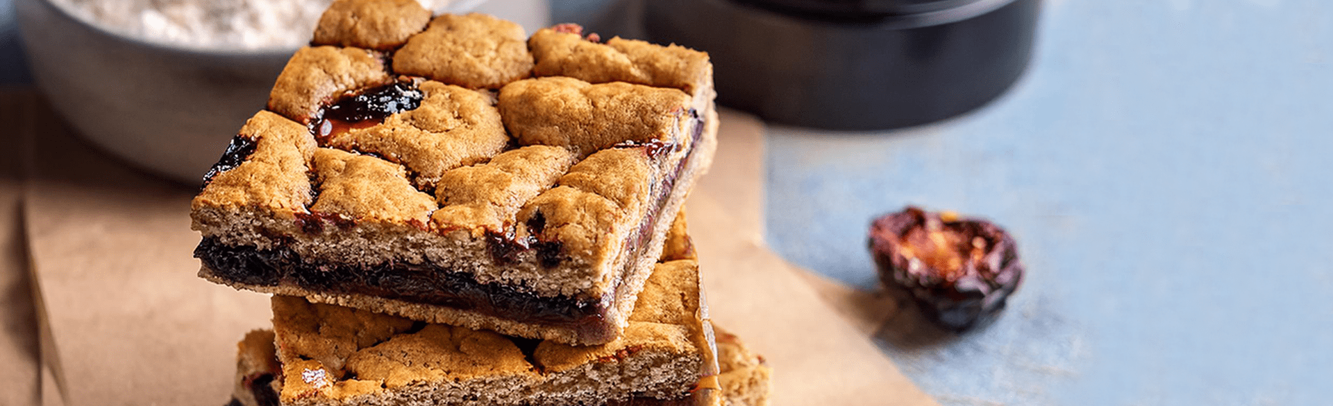A stack of nutrient-dense baked goods