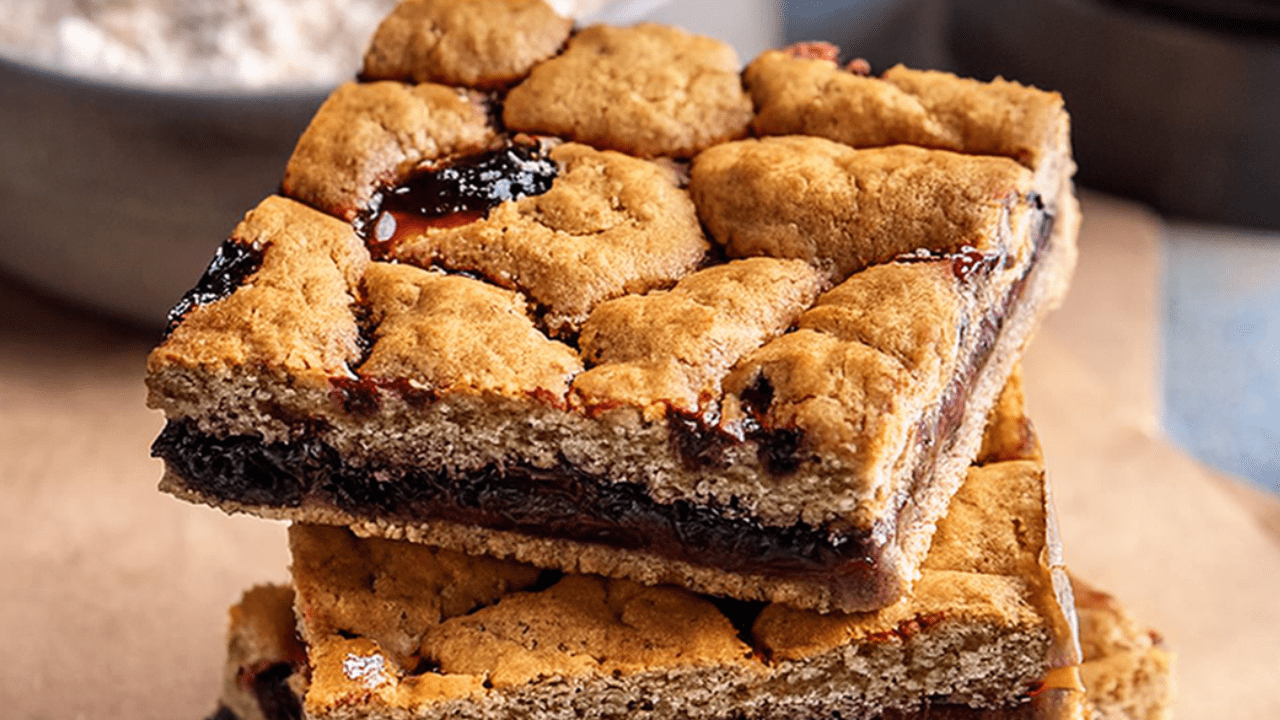 A stack of soft baked bars