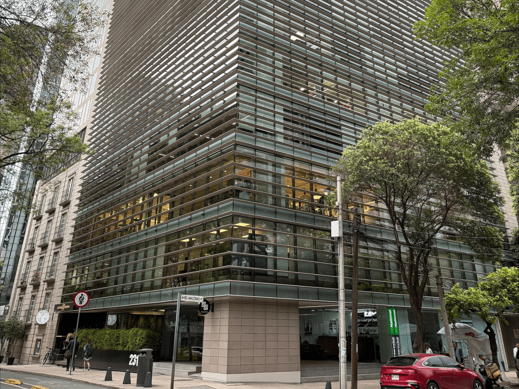 Modern office building